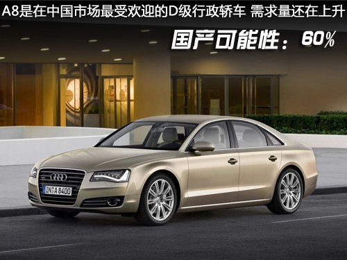 奥迪在华销量占全球半数 Q7/A8将国产？