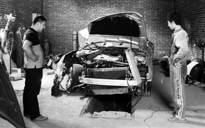 报废车辆“剁段”销售 焊接拼装车过户