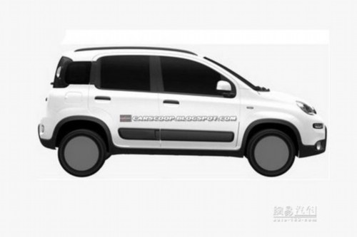 菲亚特Panda四驱版曝光 巴黎车展亮相
