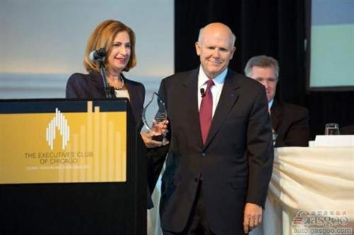 艾克森被芝加哥高管俱乐部评为最佳国际经理人