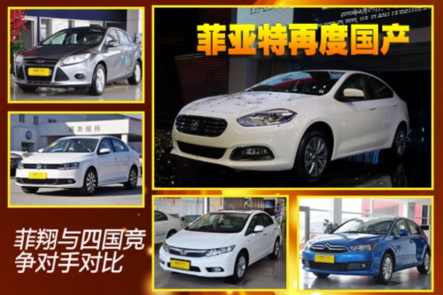 菲亚特再度国产 菲翔与四国竞争对手对比