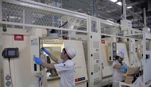 国内最先进汽车轮毂轴承生产线试生产