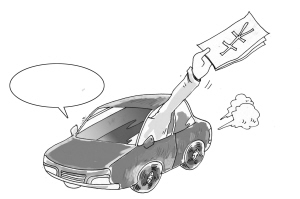 私家车内一掏钱就成了非法营运