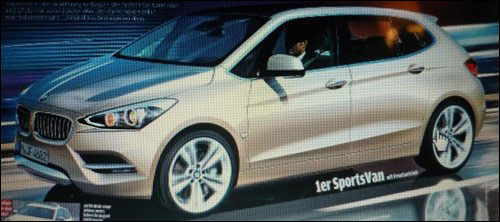 全新宝马1系GT前驱新车　或巴黎车展发布